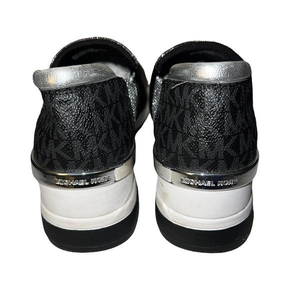 Michael Kors MK Felix Signature Low Top Trainer Sneakers Size 9 - Picture 6 of 7